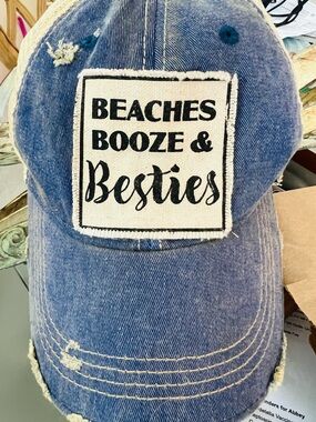 Beer Beach & Besties Ball Cap / hat